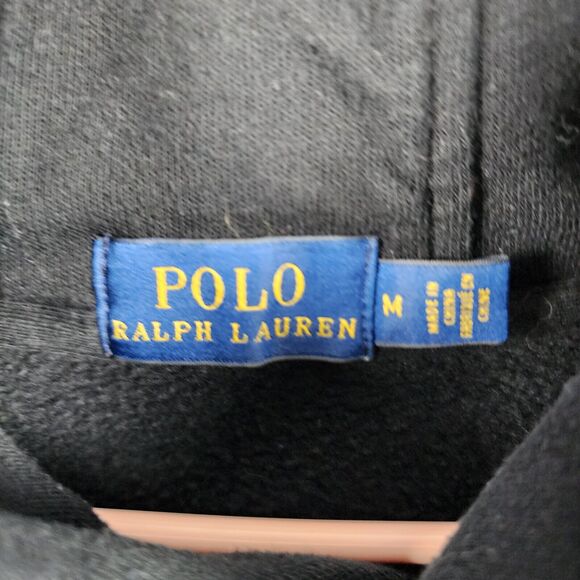 Ralph Lauren Women's Black Side Zip‎ Pullover Hoodie - Medium Rare - Picture 3 of 9